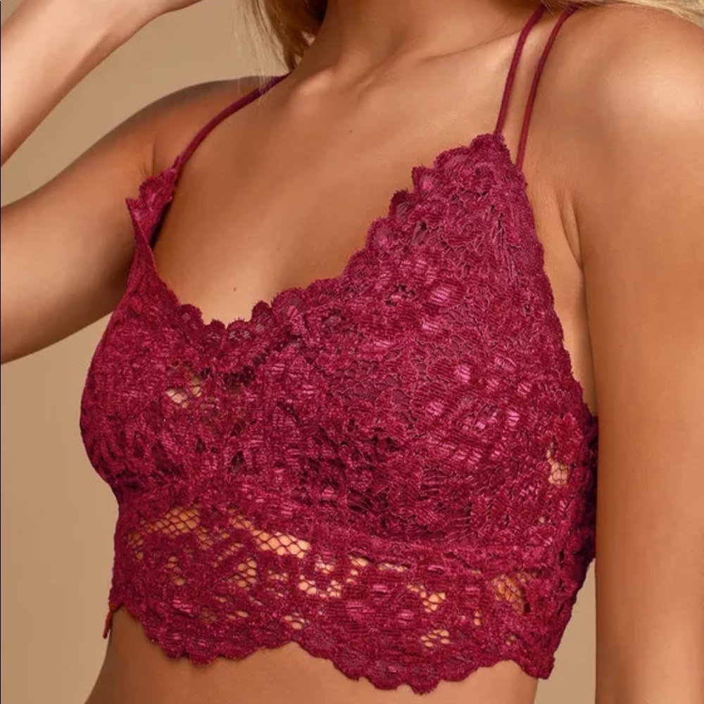 Intimately Free People Celine Velvet Bralette
